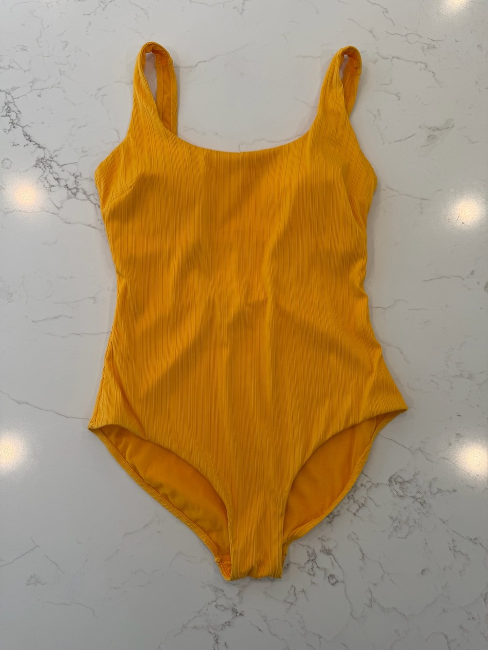 Sea Level Australia Yellow One-Piece Swimsuit - Classic Scoop Neck